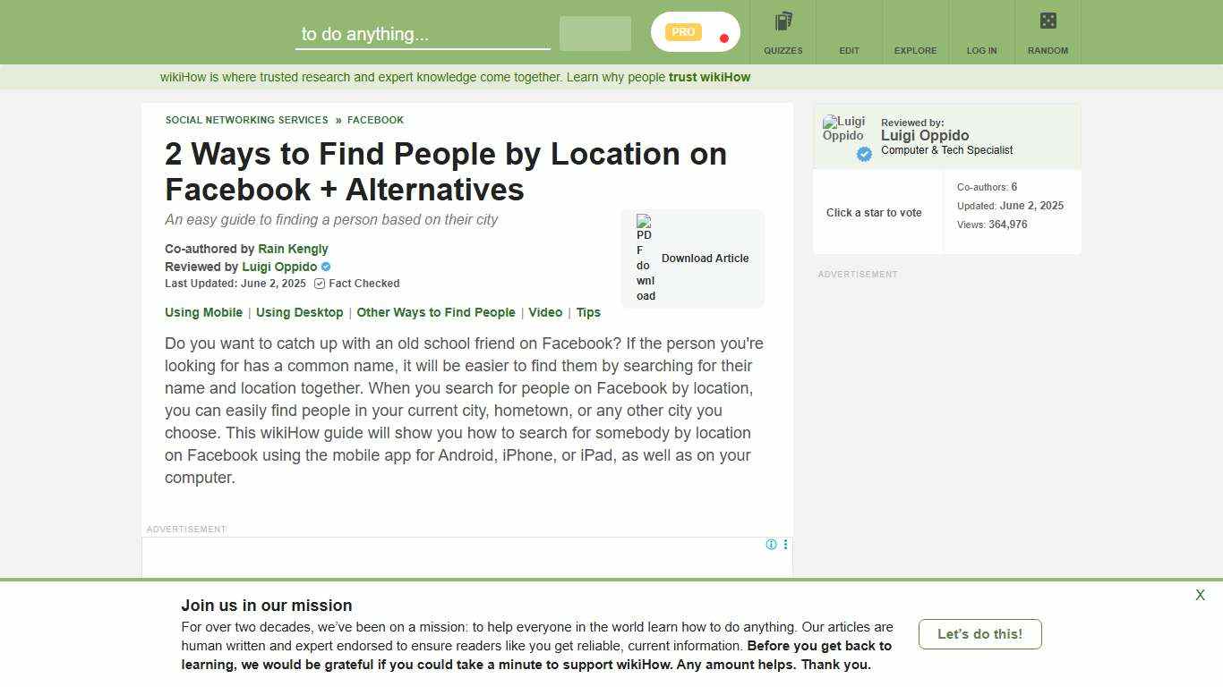 How to Find People by Location on Facebook: Mobile + Desktop